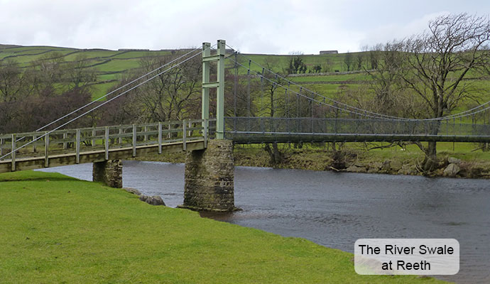 The River Swale at Reeth